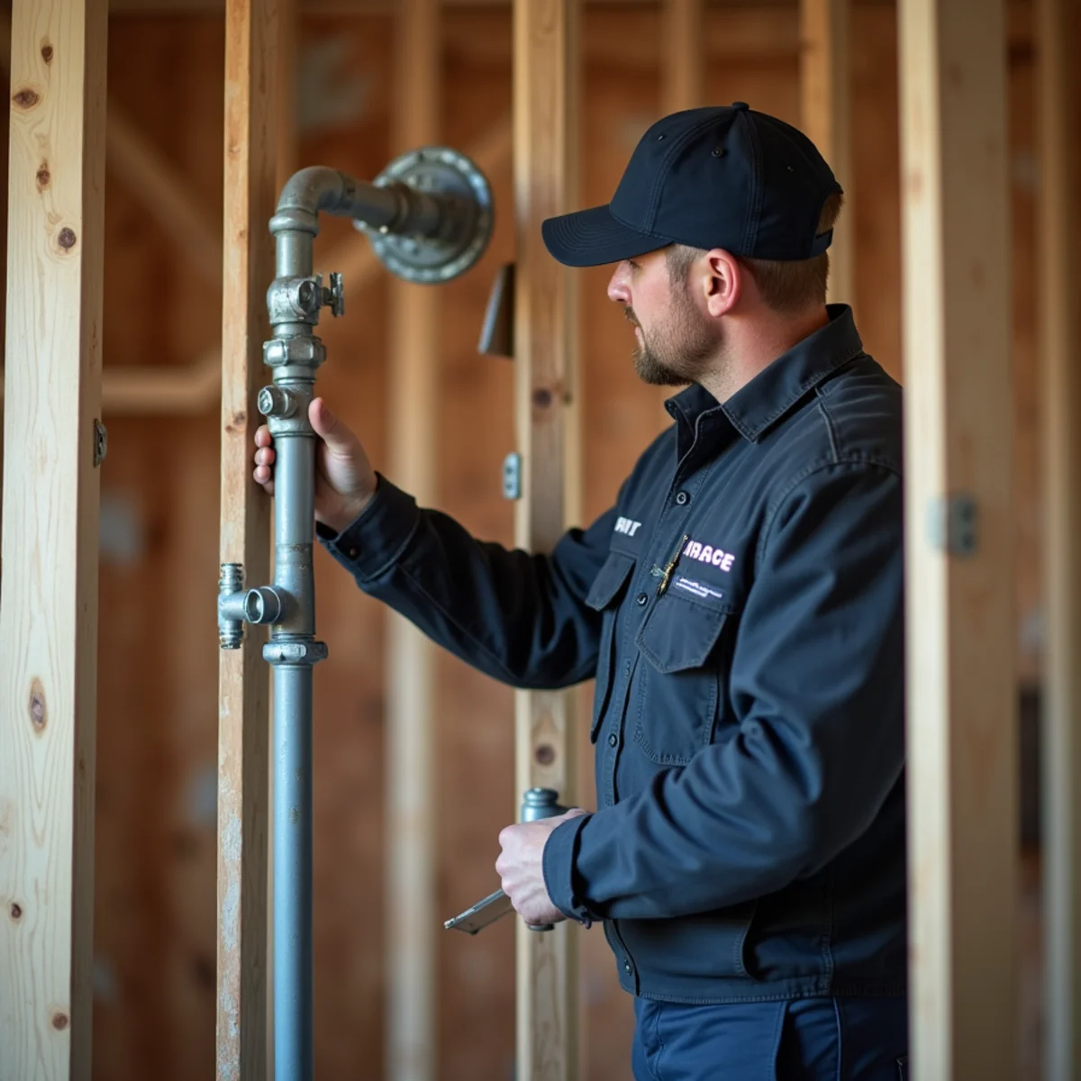 New PEX water lines installed during a whole-house repipe in a Levittown, PA home